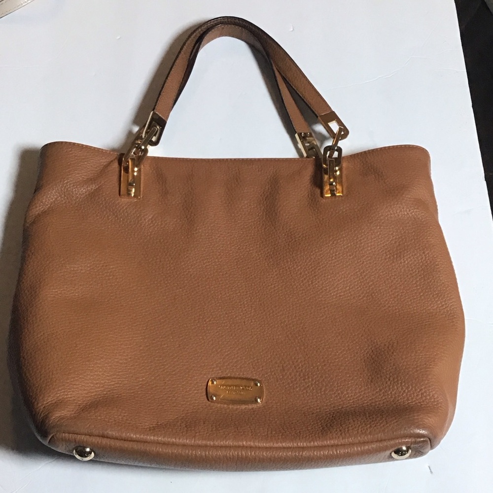 Michael Kors Tan Leather Shoulder Bag